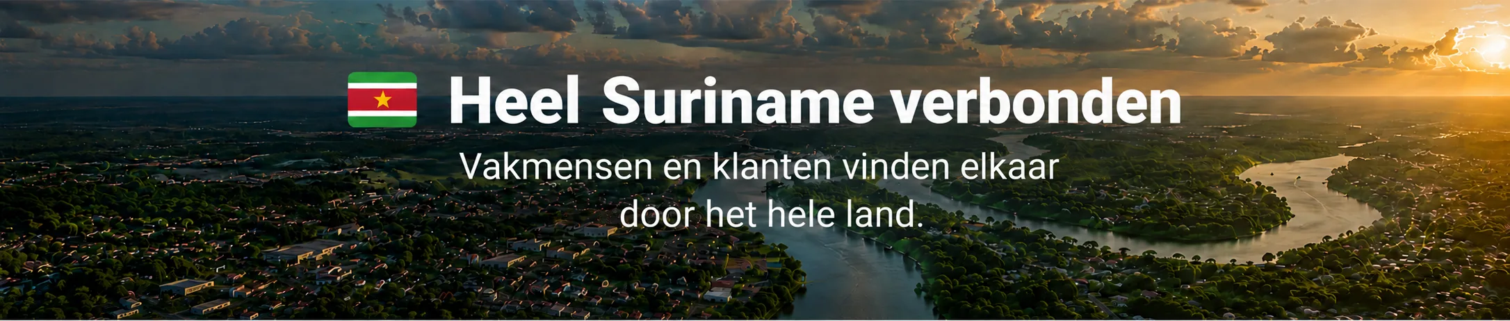 Heel Suriname verbonden — vakmensen en klanten vinden elkaar door het hele land